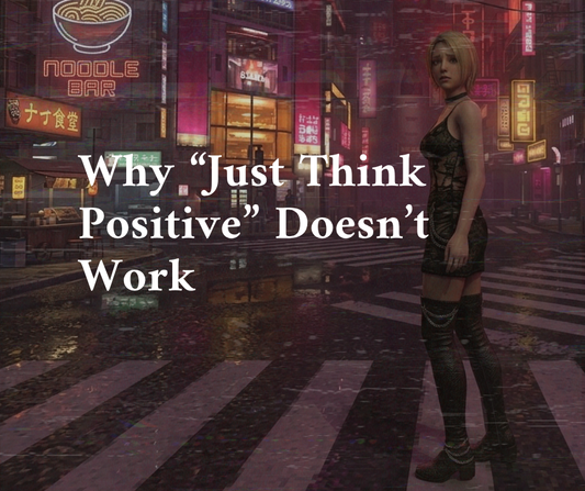 Buried Child clothing — why just think positive doesn't work — anti toxic positivity emotional streetwear