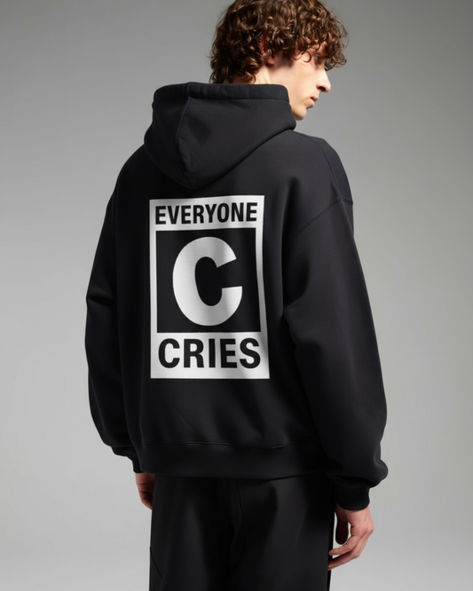 Everyone Cries Black HOODED