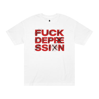 White F*ck Depression Tee