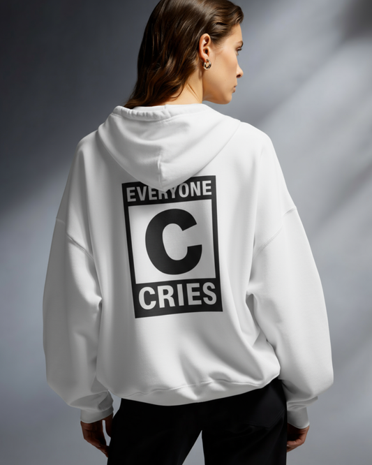 Everyone Cries White HOODED